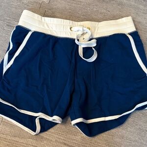 Lilly Pulitzer Navy and White Athletic Shorts
